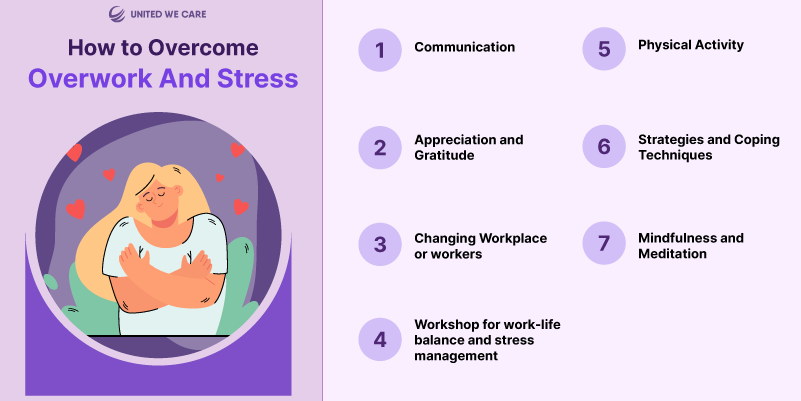 overwork and stress - 7 Tips to Overcome It